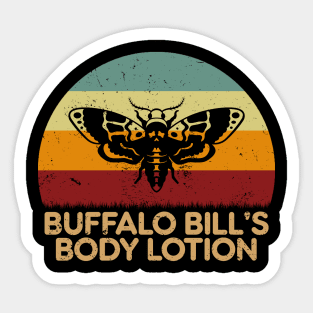 Buffalo Bill's Body Lotion Sticker